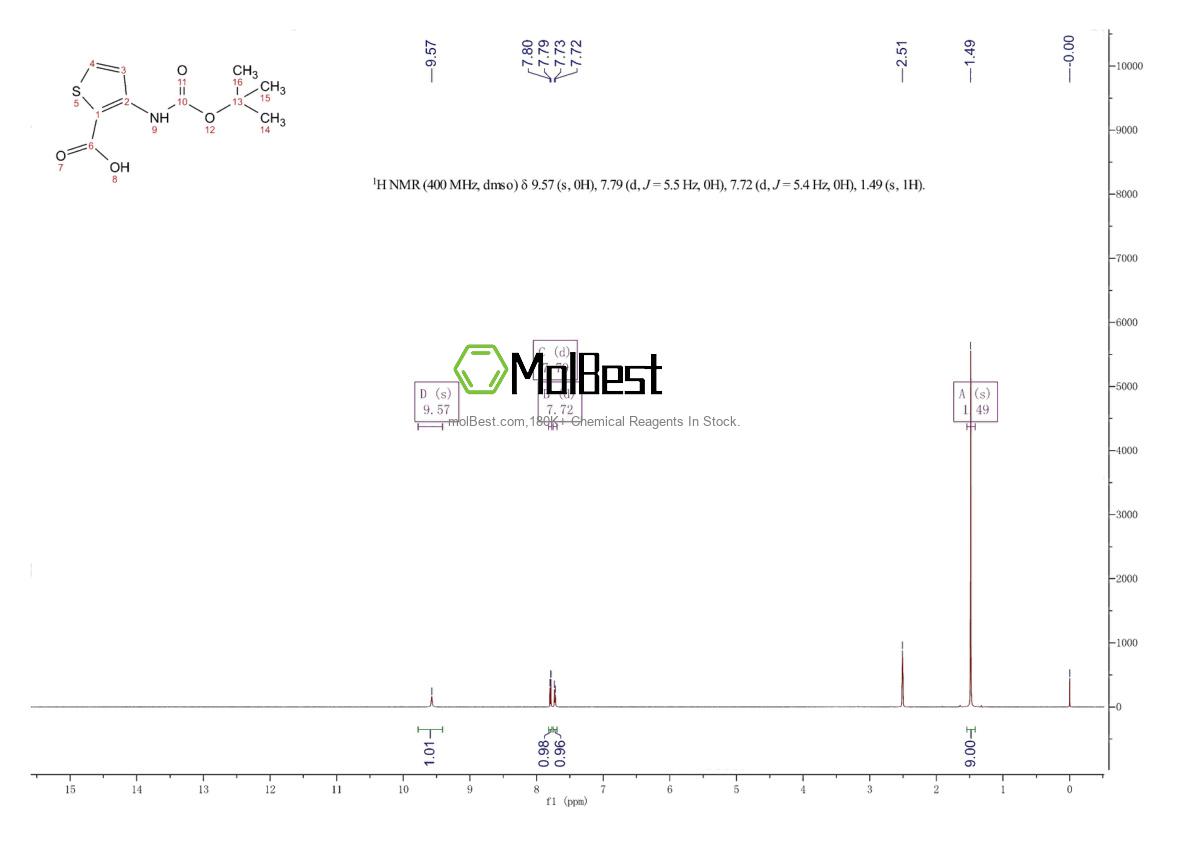 Physical sample testing spectrum (NMR) of 101537-64-8