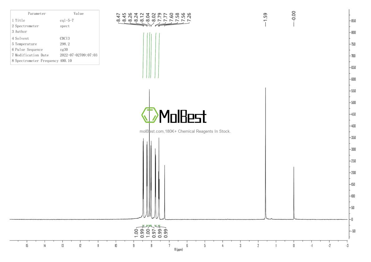 Physical sample testing spectrum (NMR) of 102153-48-0