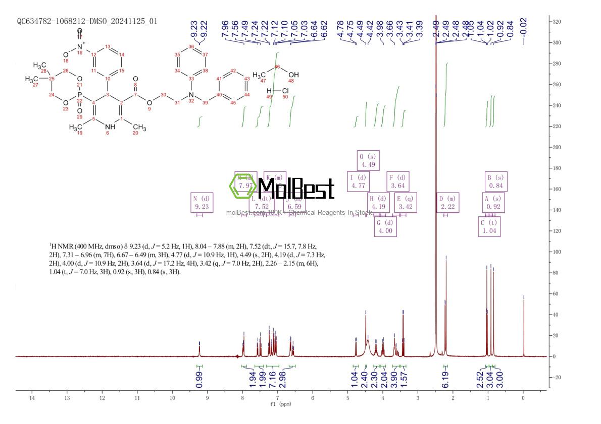 111011-76-8 fiziksel numune test spektrumu (NMR)