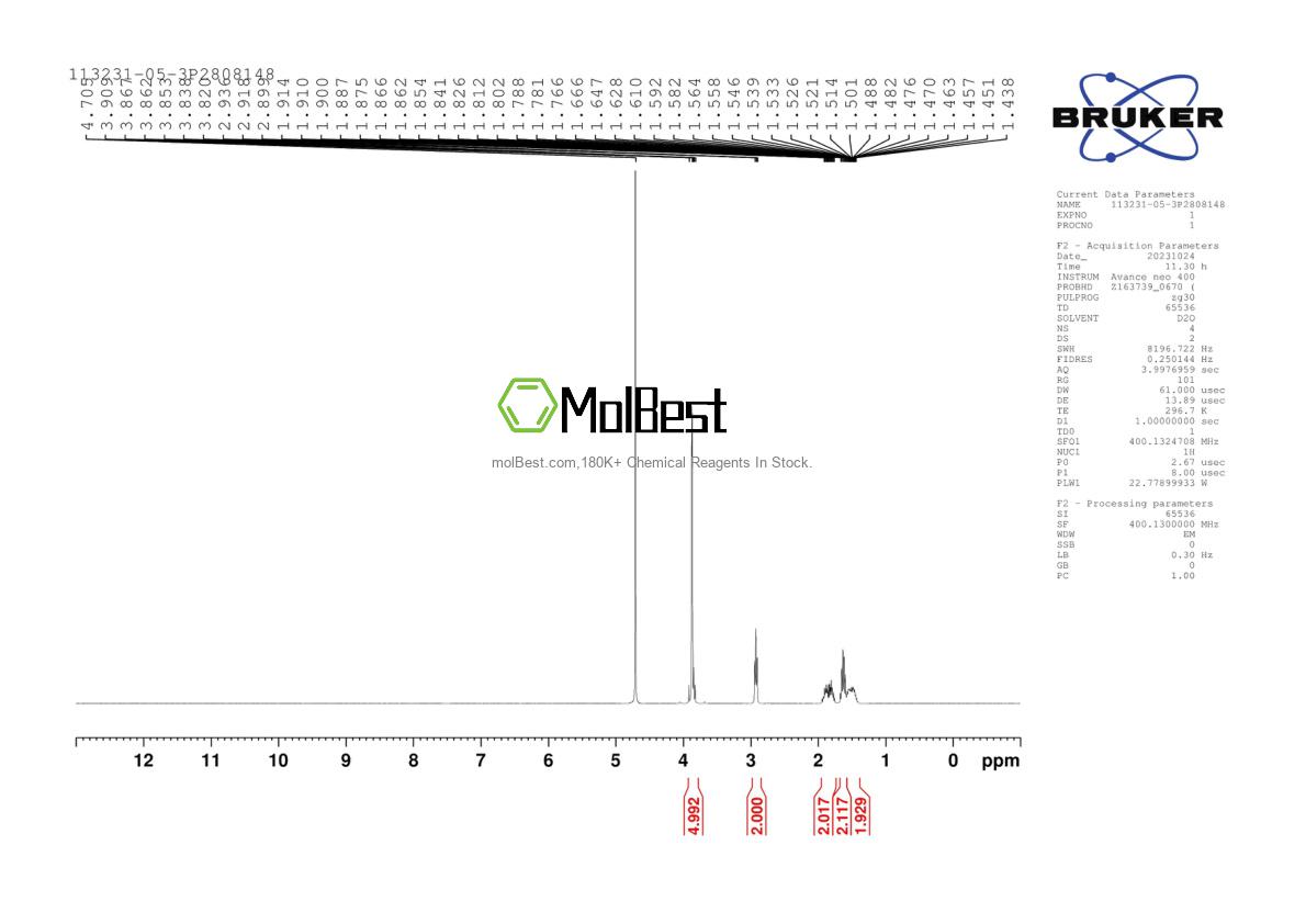 Spektrum pengujian sampel fisik (NMR) 113231-05-3