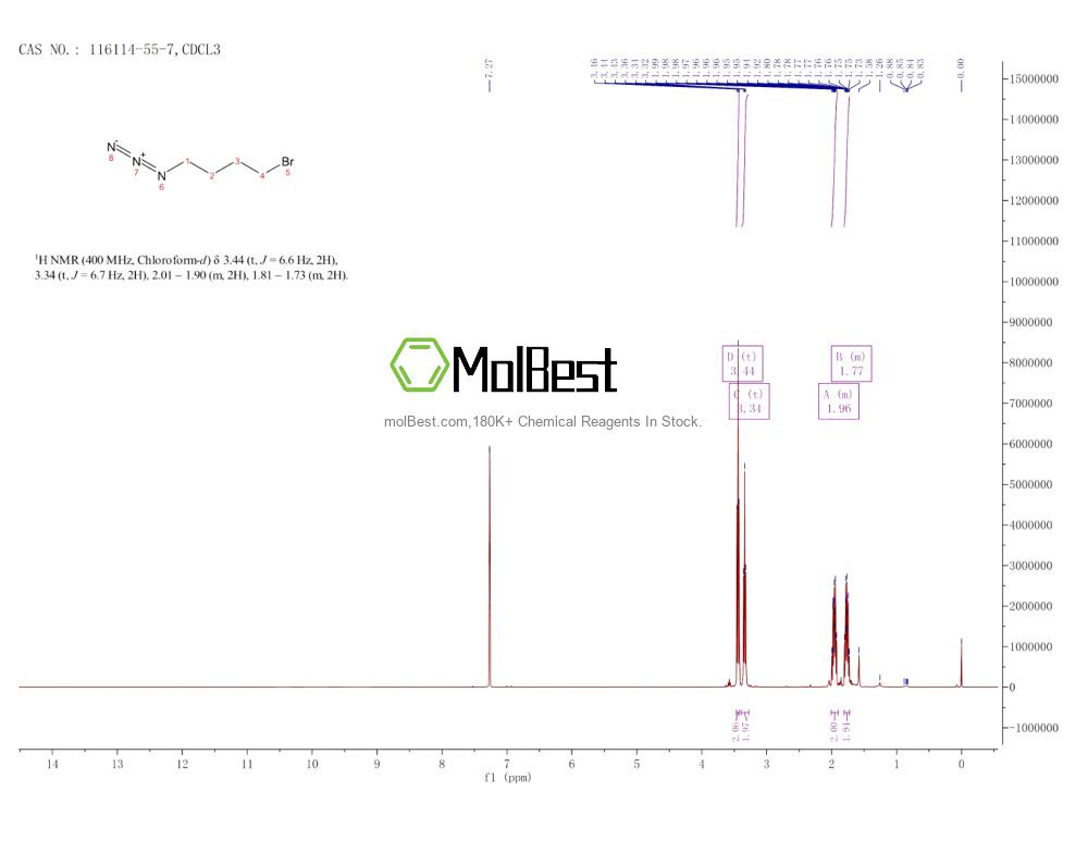 Спектр анализа физического образца (ЯМР) для 116114-55-7
