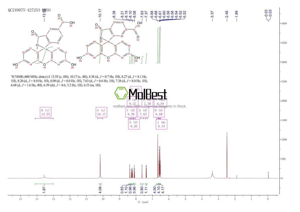 Spektrum pengujian sampel fisik (NMR) 1171493-85-8