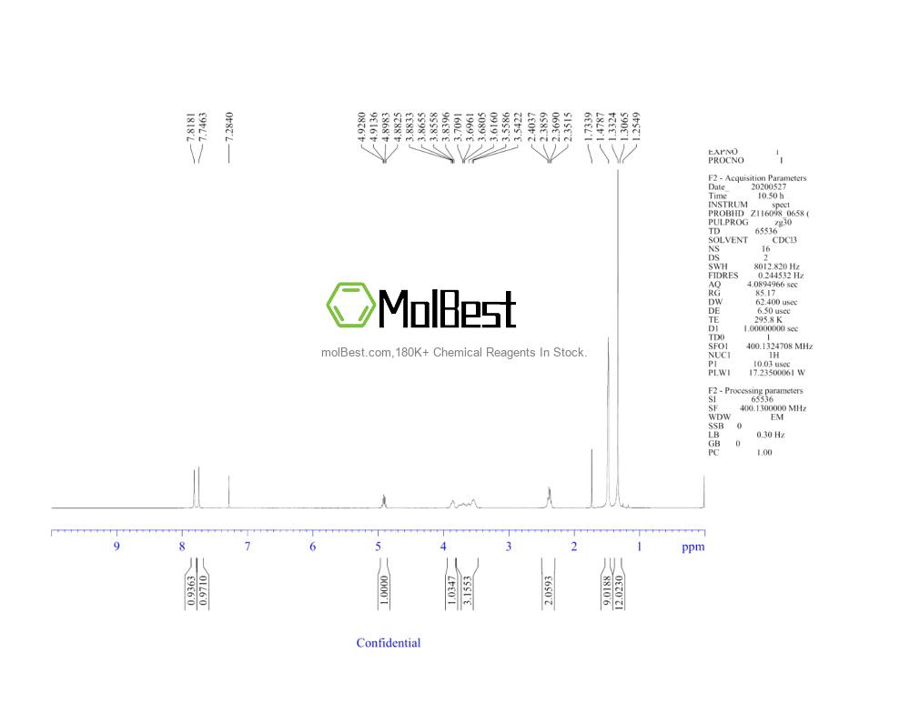 1175273-52-5 fiziksel numune test spektrumu (NMR)