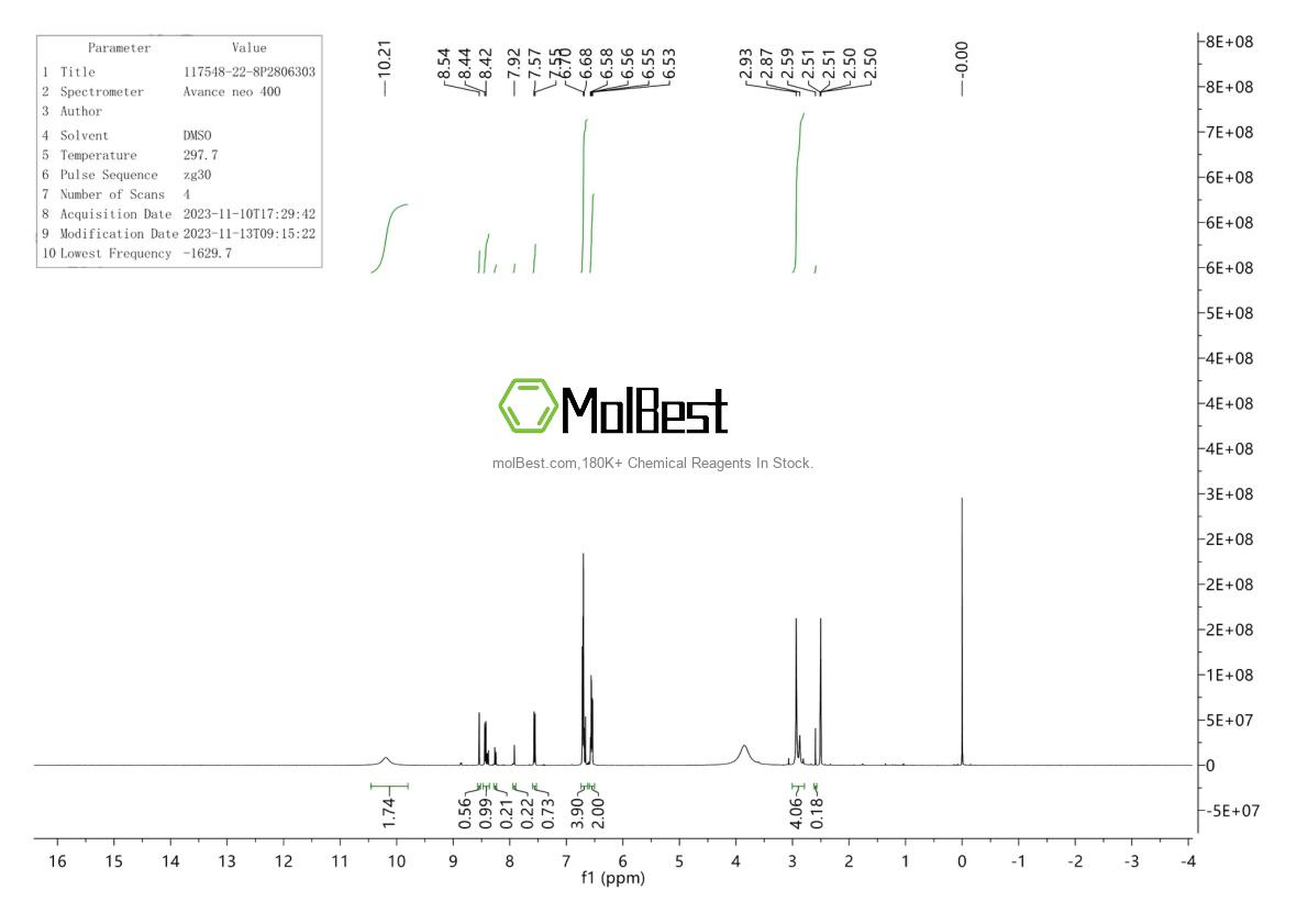 117548-22-8 fiziksel numune test spektrumu (NMR)