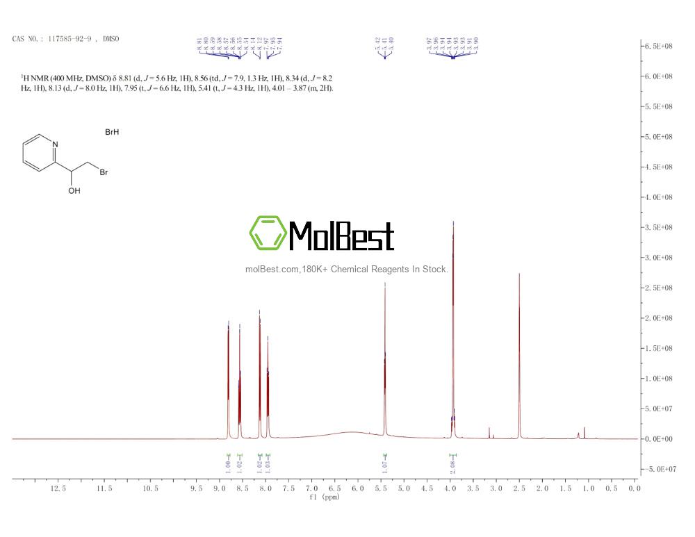 117585-92-9 fiziksel numune test spektrumu (NMR)