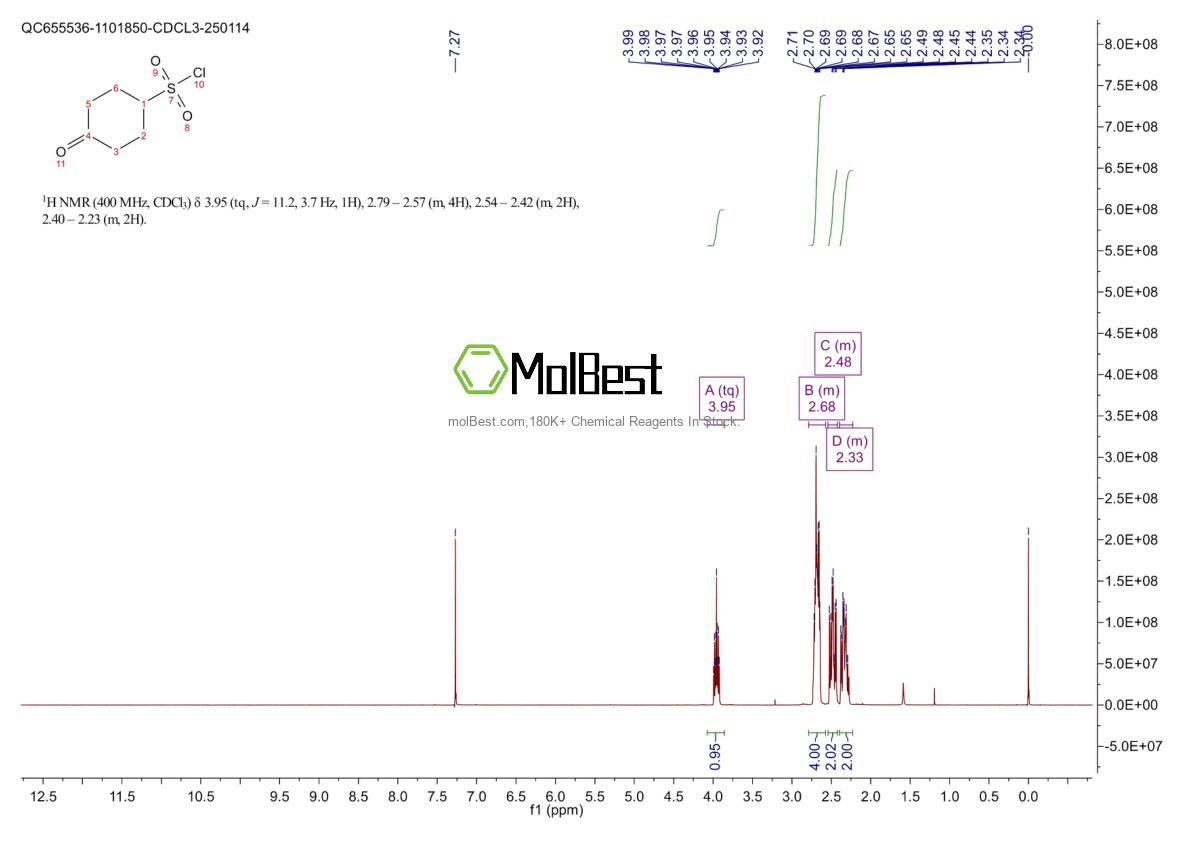 Spektrum pengujian sampel fisik (NMR) 1262409-43-7