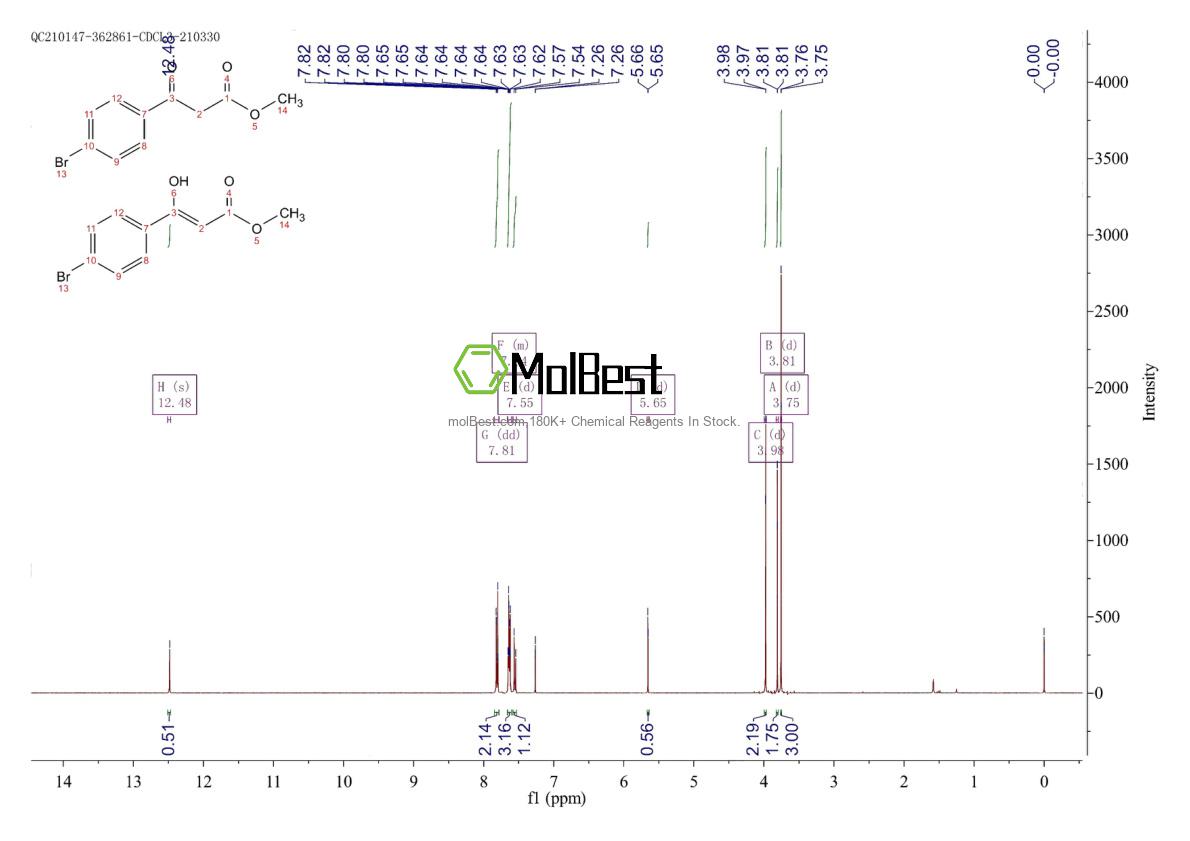 126629-81-0 fiziksel numune test spektrumu (NMR)