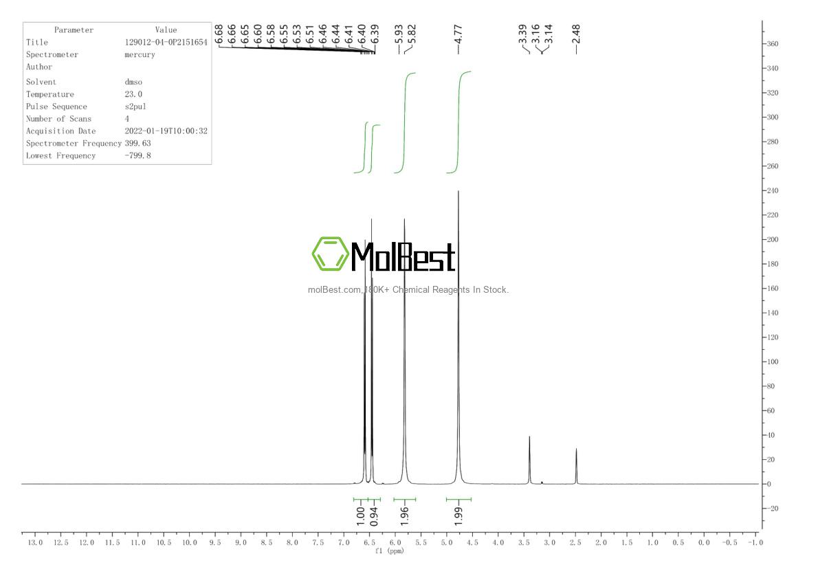 129012-04-0 fiziksel numune test spektrumu (NMR)
