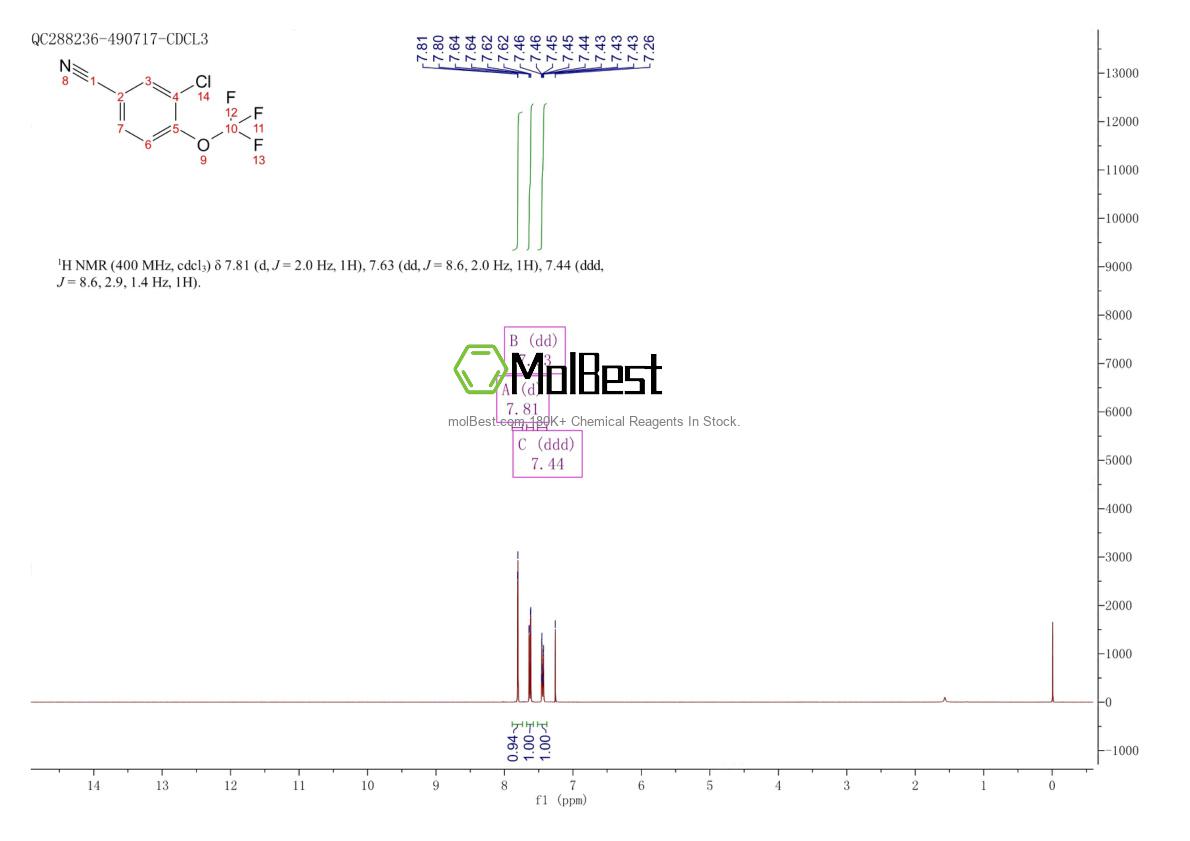Physical sample testing spectrum (NMR) of 129604-26-8