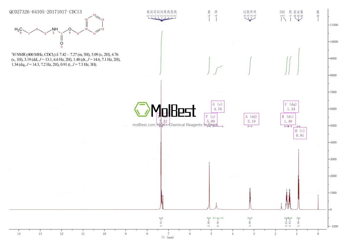 Physical sample testing spectrum (NMR) of 13105-53-8