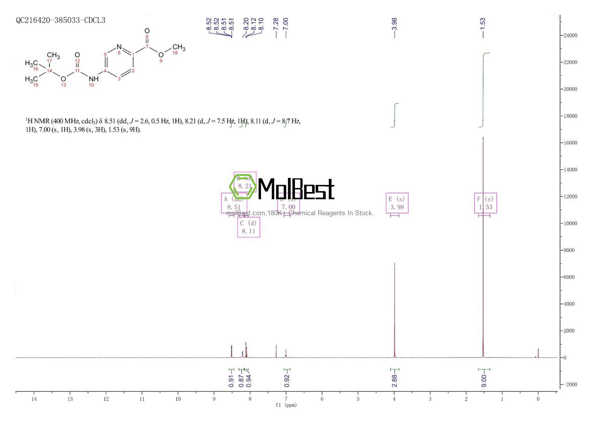 Physical sample testing spectrum (NMR) of 131052-40-9