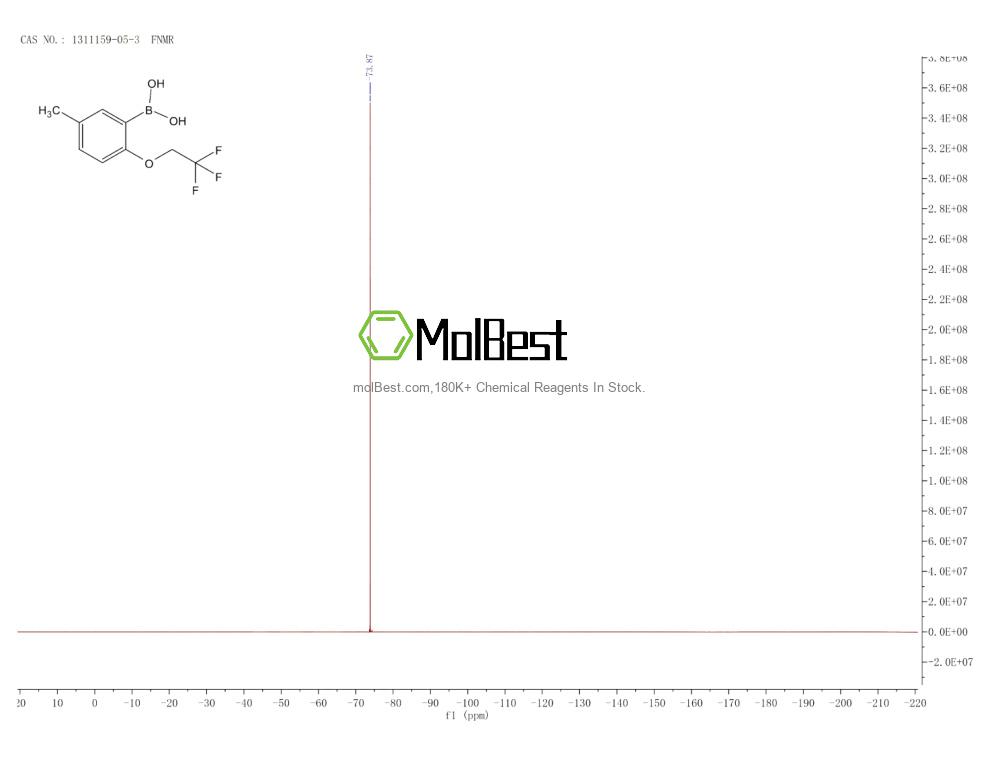 Physical sample testing spectrum (NMR) of 1311159-05-3