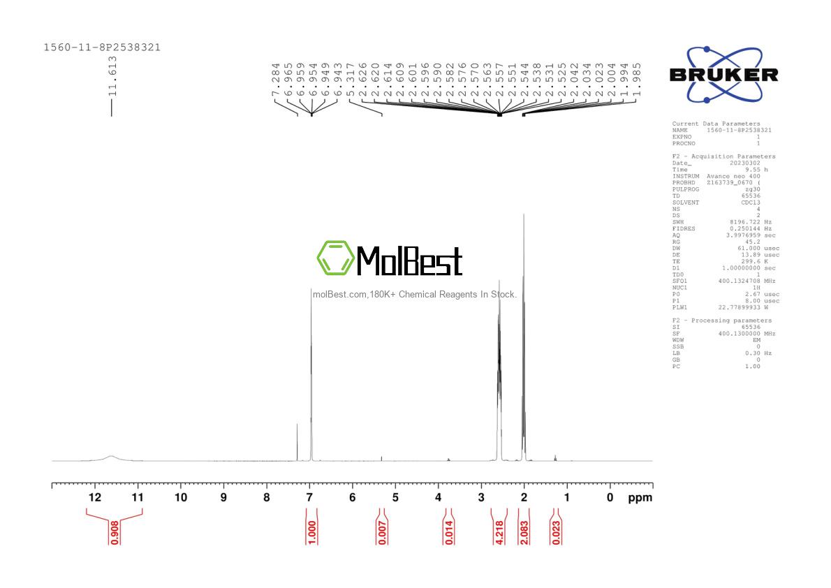 Physical sample testing spectrum (NMR) of 133220-86-7