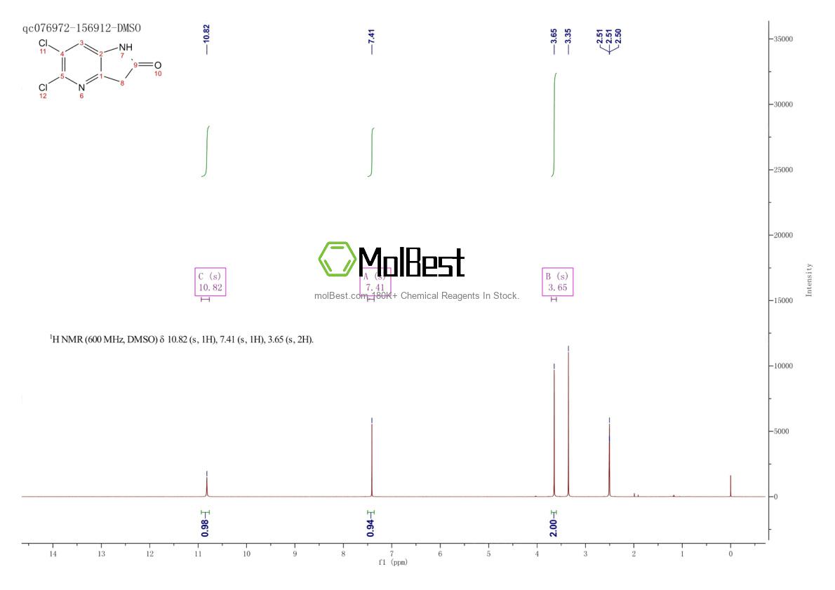 Physical sample testing spectrum (NMR) of 136888-26-1