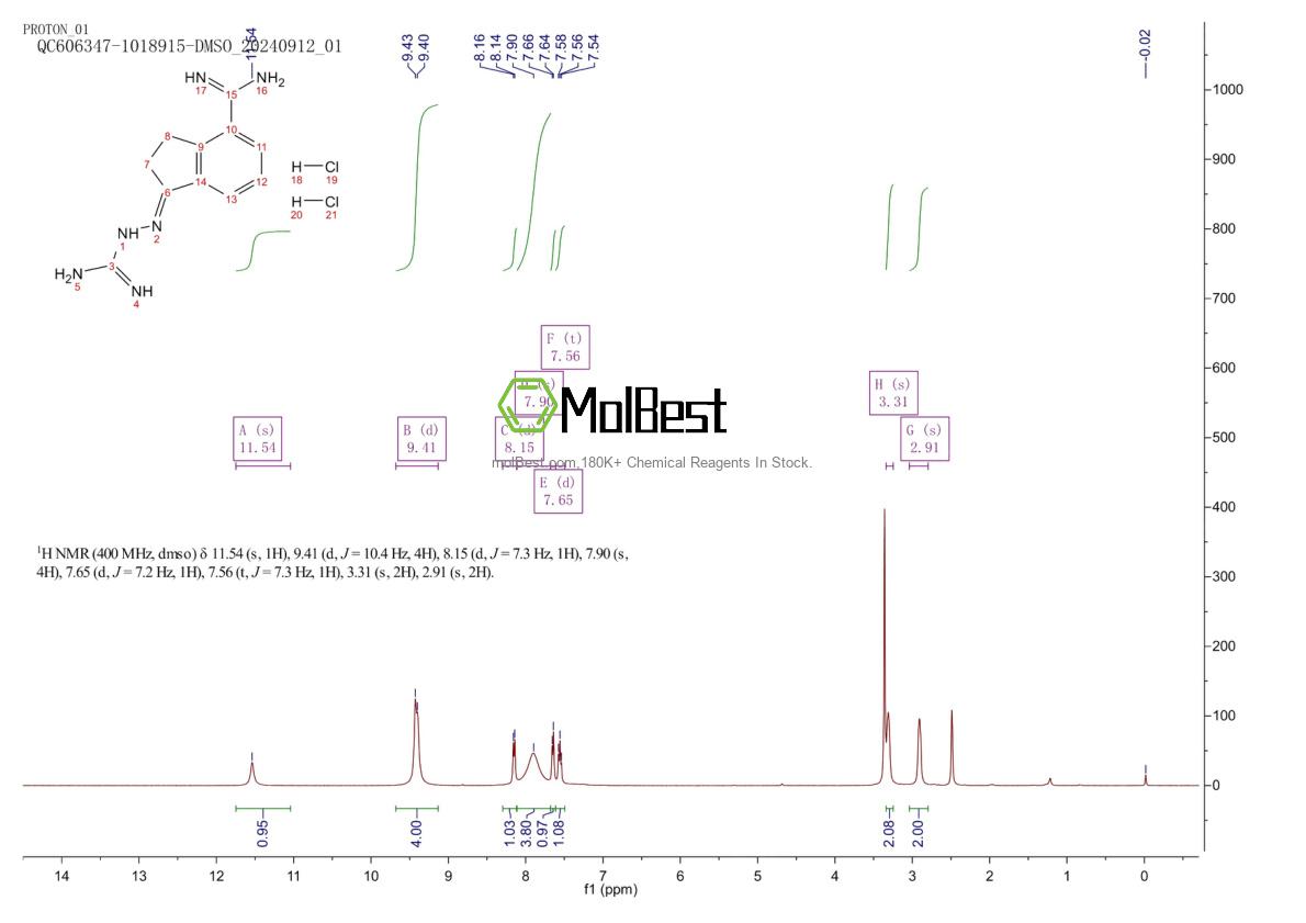 Physical sample testing spectrum (NMR) of 138794-73-7