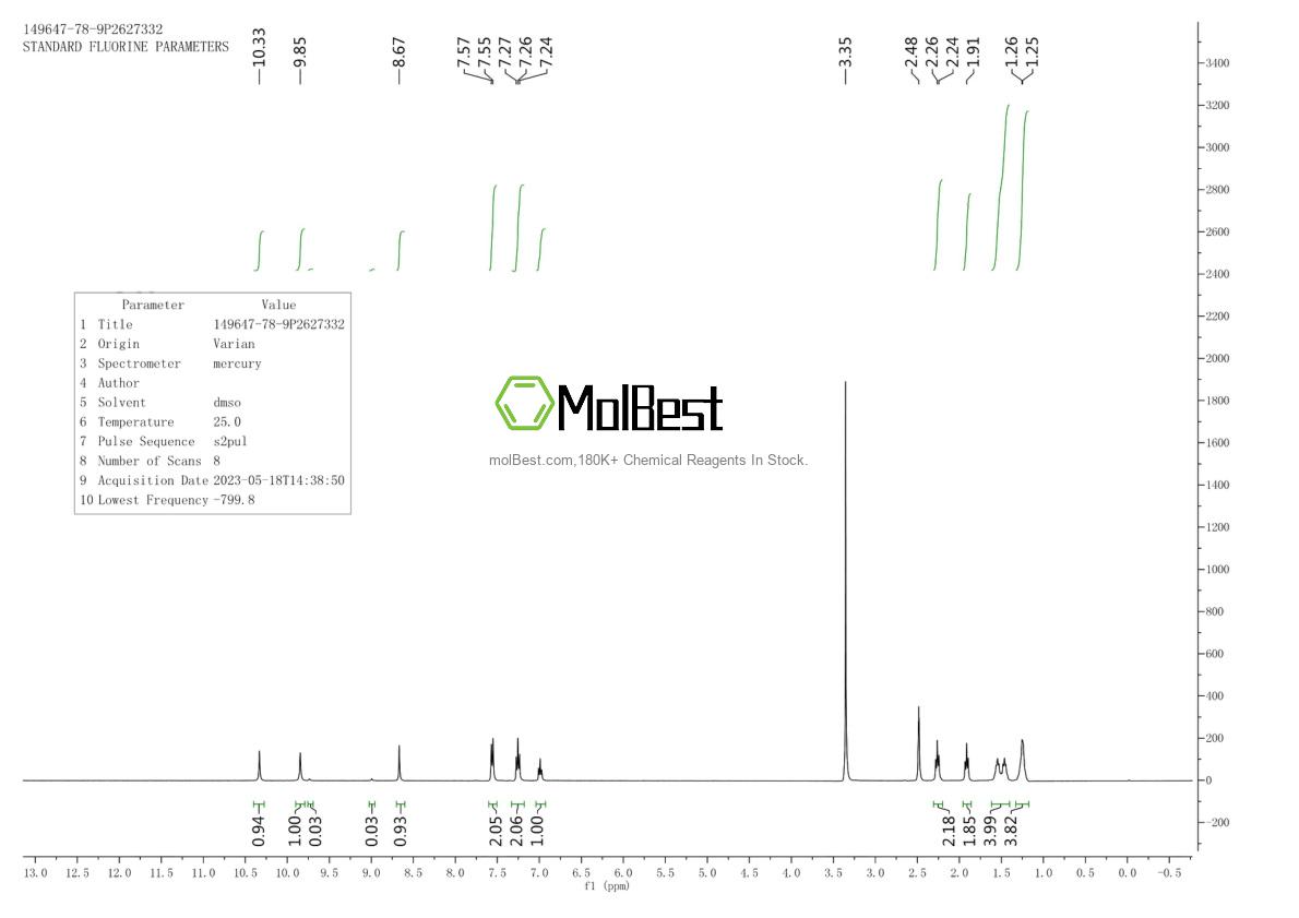 149647-78-9 fiziksel numune test spektrumu (NMR)