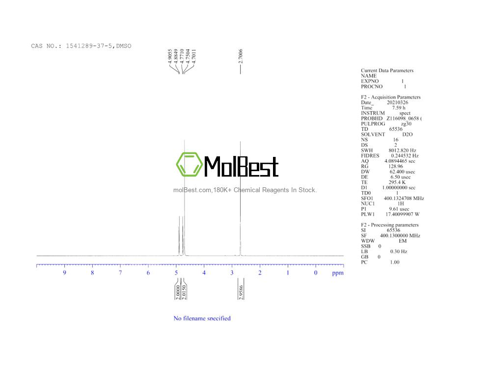 1541289-37-5 fiziksel numune test spektrumu (NMR)
