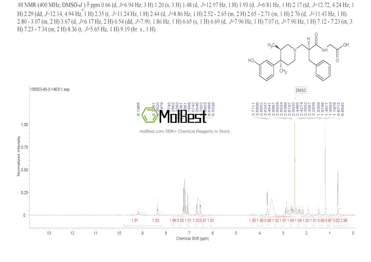 Phổ kiểm tra mẫu thực (NMR) của 156053-89-3