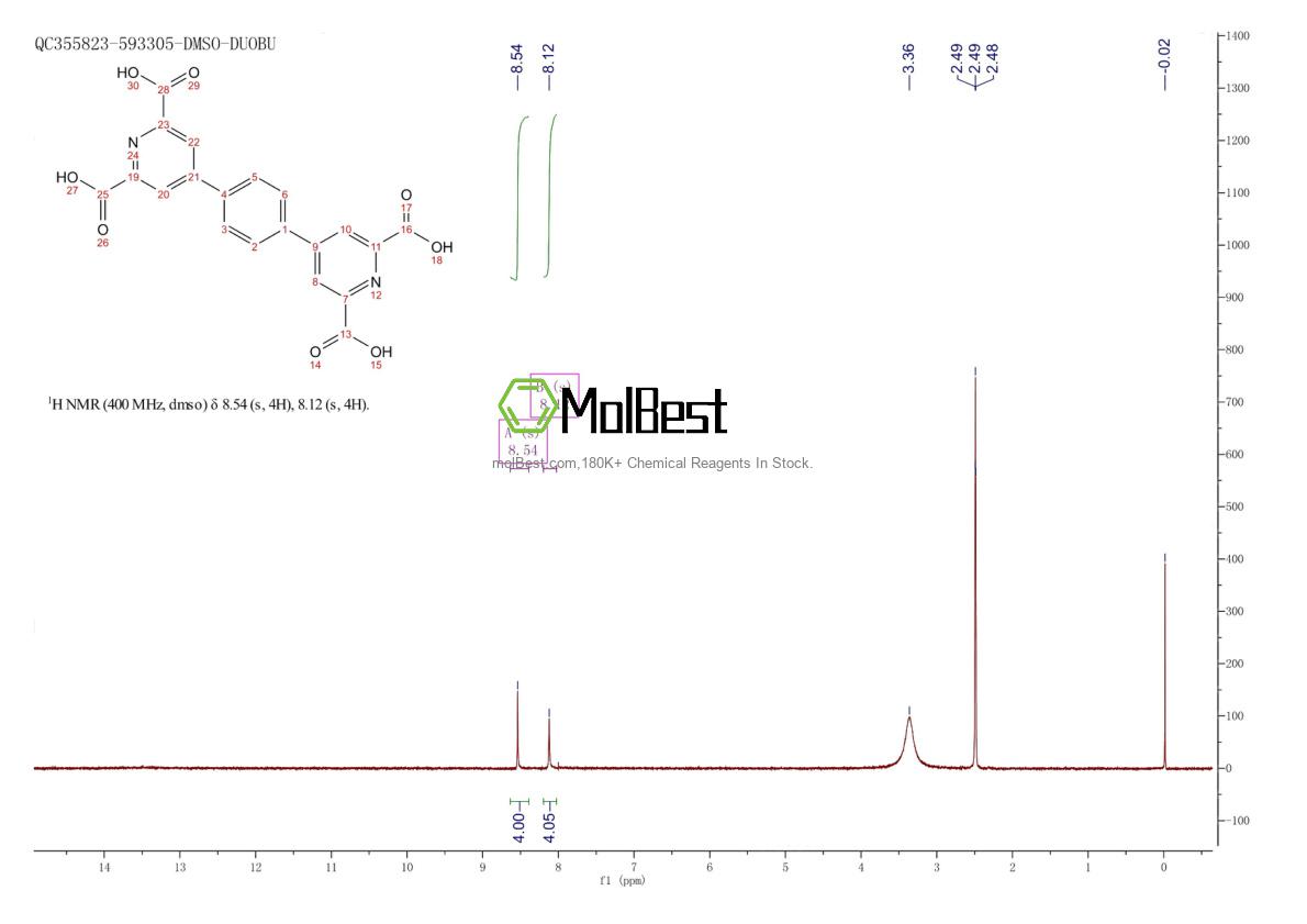 Physical sample testing spectrum (NMR) of 164173-99-3