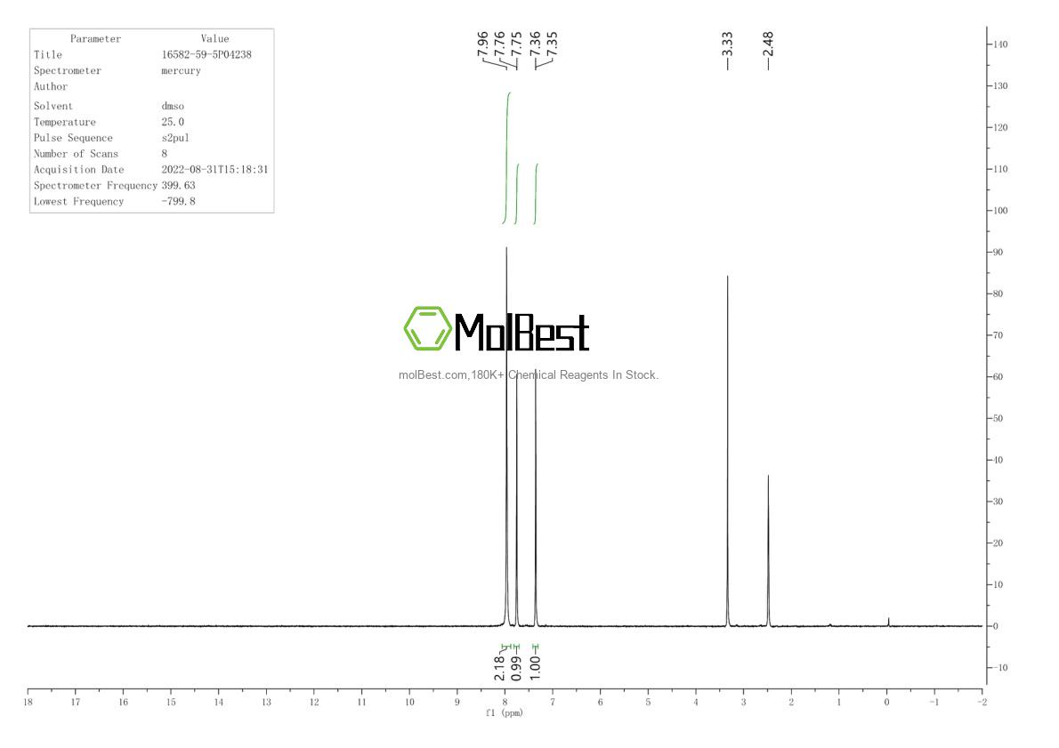 16582-59-5 fiziksel numune test spektrumu (NMR)