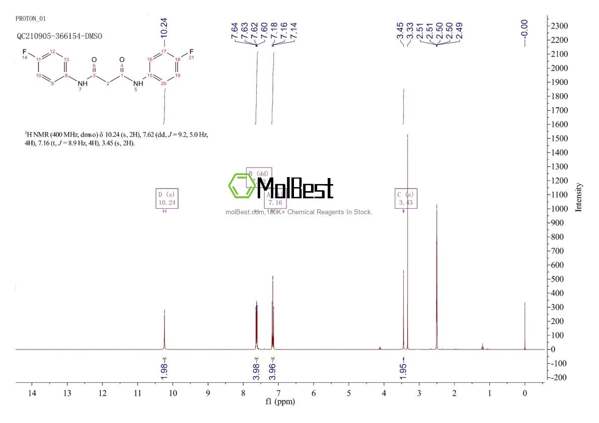 Spektrum pengujian sampel fisik (NMR) 1677-29-8