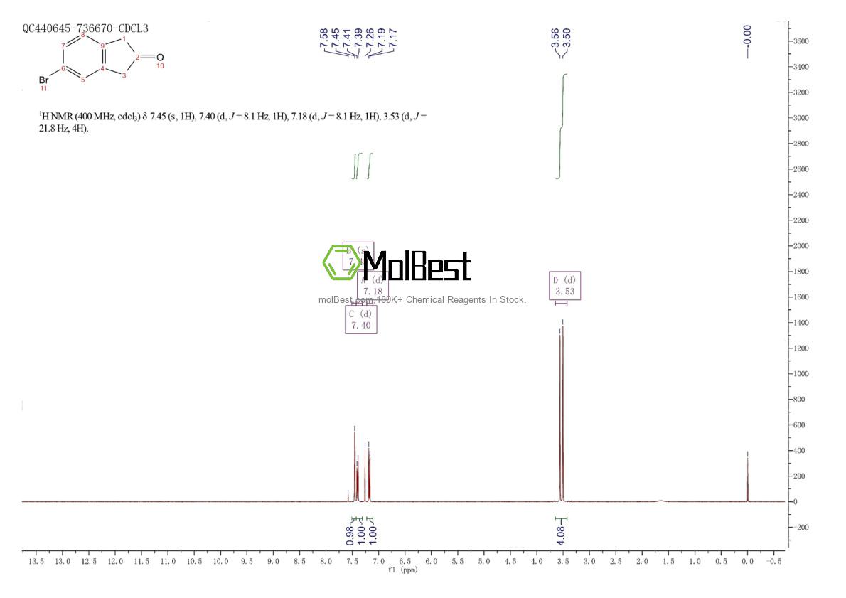 Spektrum pengujian sampel fisik (NMR) 174349-93-0