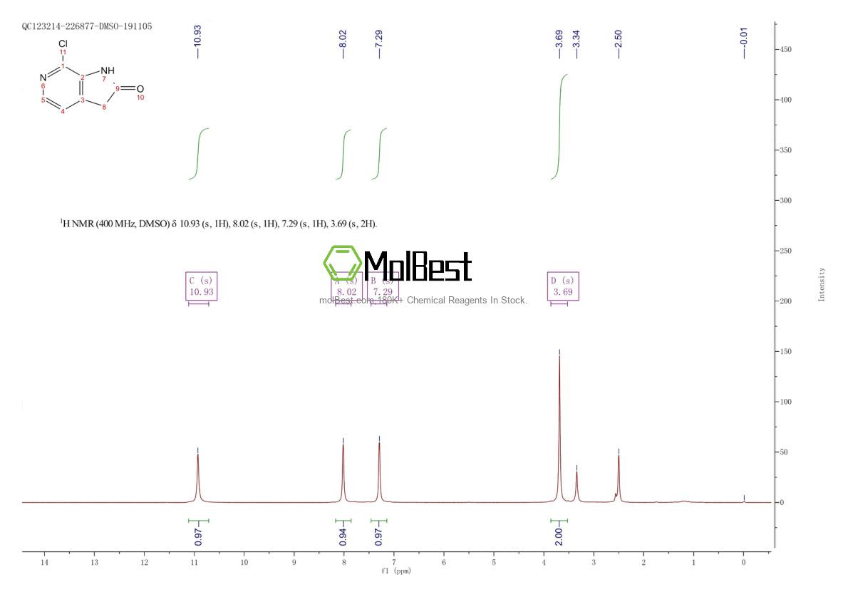 178393-20-9 fiziksel numune test spektrumu (NMR)