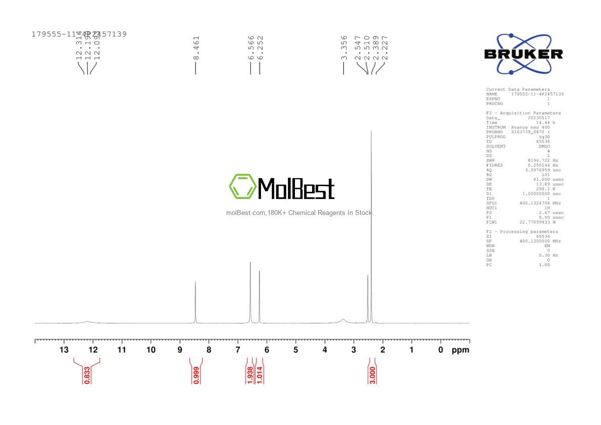 179555-11-4 fiziksel numune test spektrumu (NMR)