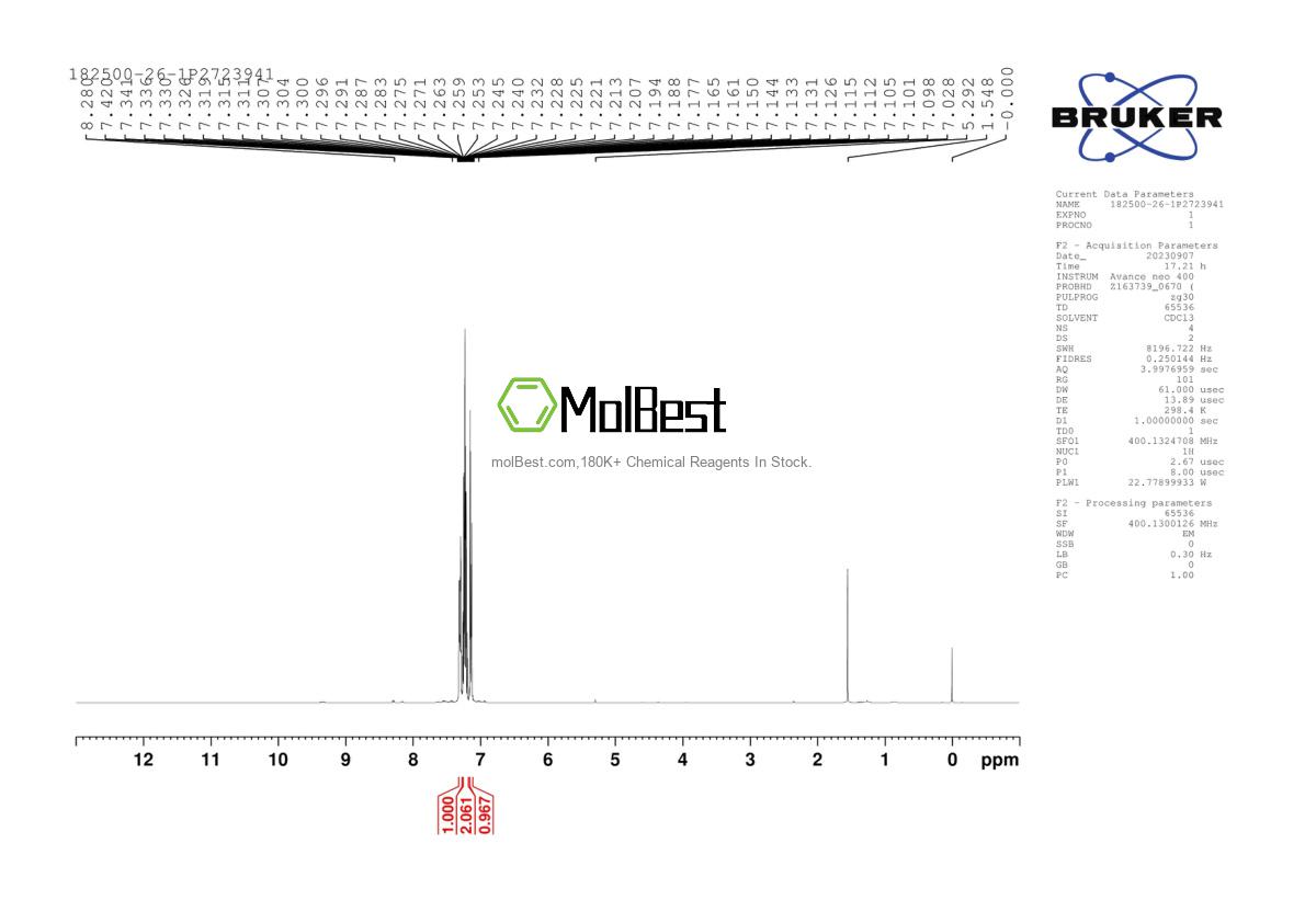 182500-26-1 fiziksel numune test spektrumu (NMR)