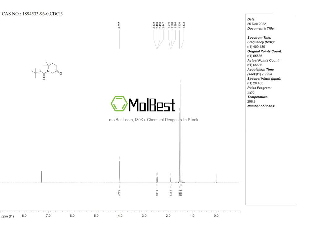 1894533-96-0 fiziksel numune test spektrumu (NMR)