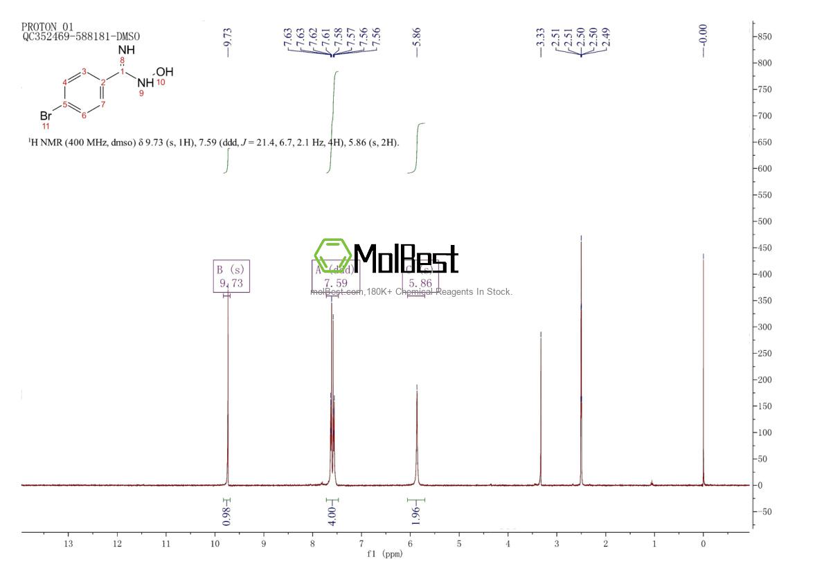 Physical sample testing spectrum (NMR) of 19227-14-6