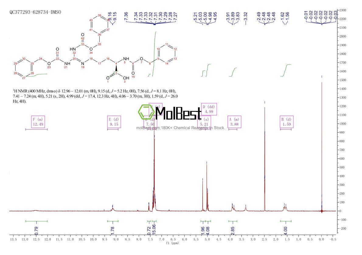 Spektrum pengujian sampel fisik (NMR) 1947-42-8