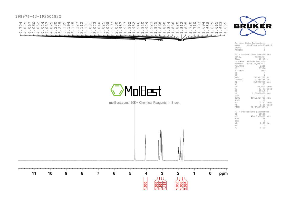 Physical sample testing spectrum (NMR) of 198976-43-1