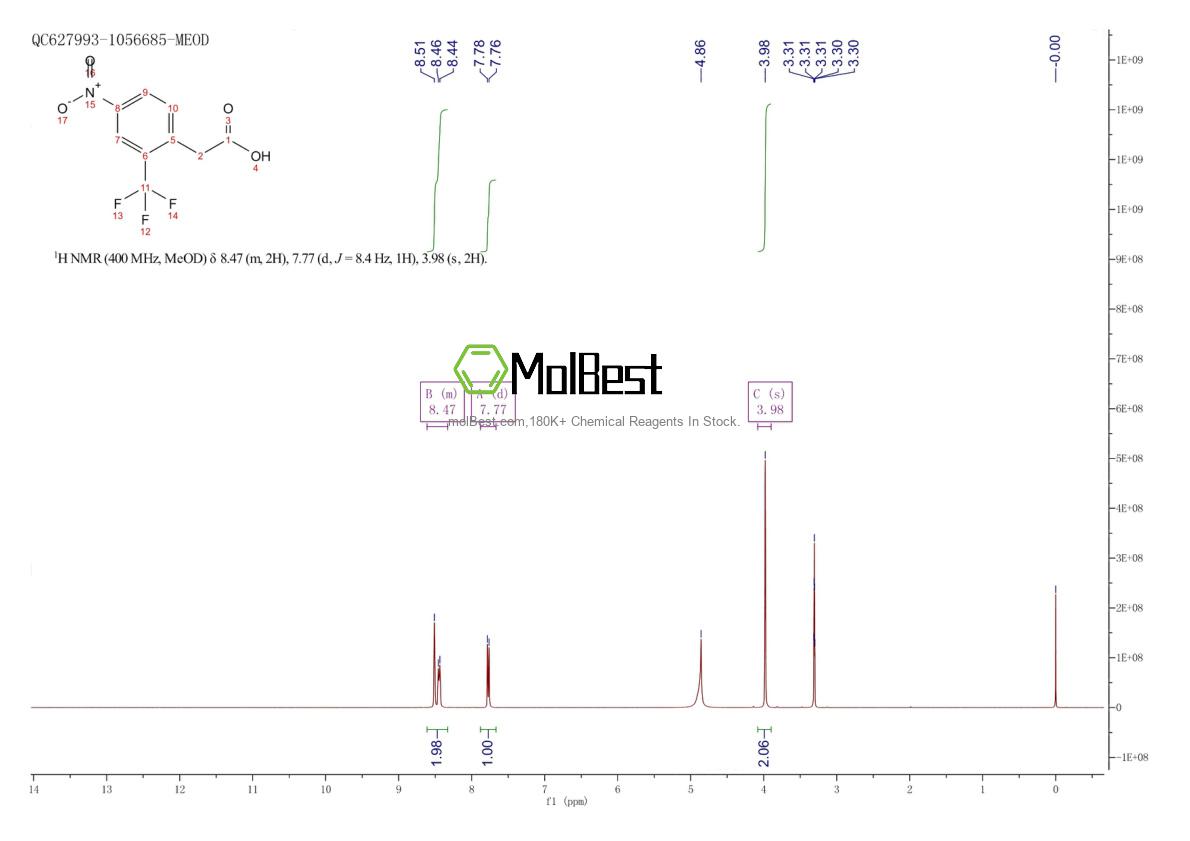Spektrum pengujian sampel fisik (NMR) 199469-91-5
