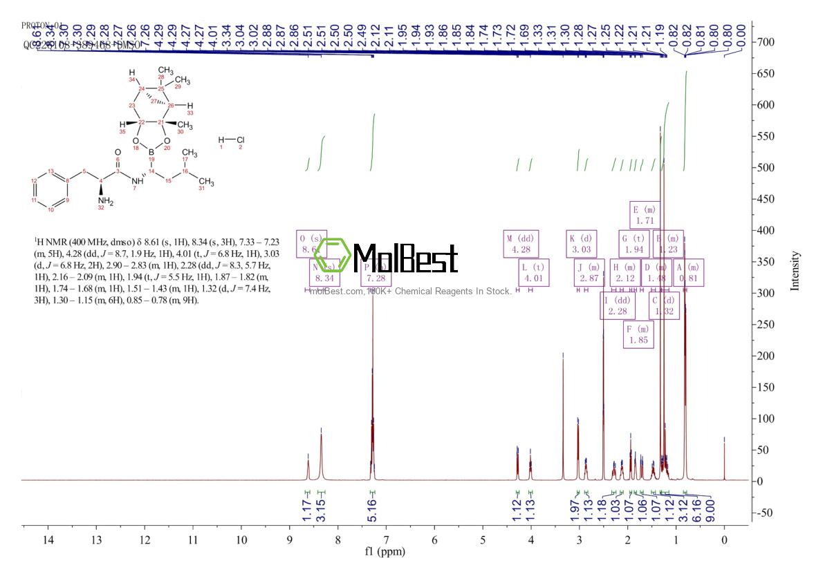Physical sample testing spectrum (NMR) of 205393-21-1