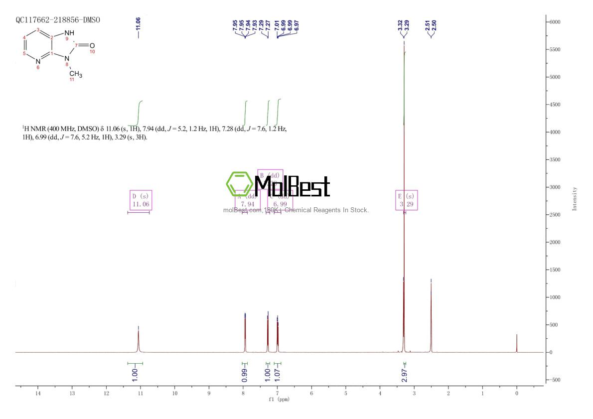 21991-39-9 fiziksel numune test spektrumu (NMR)