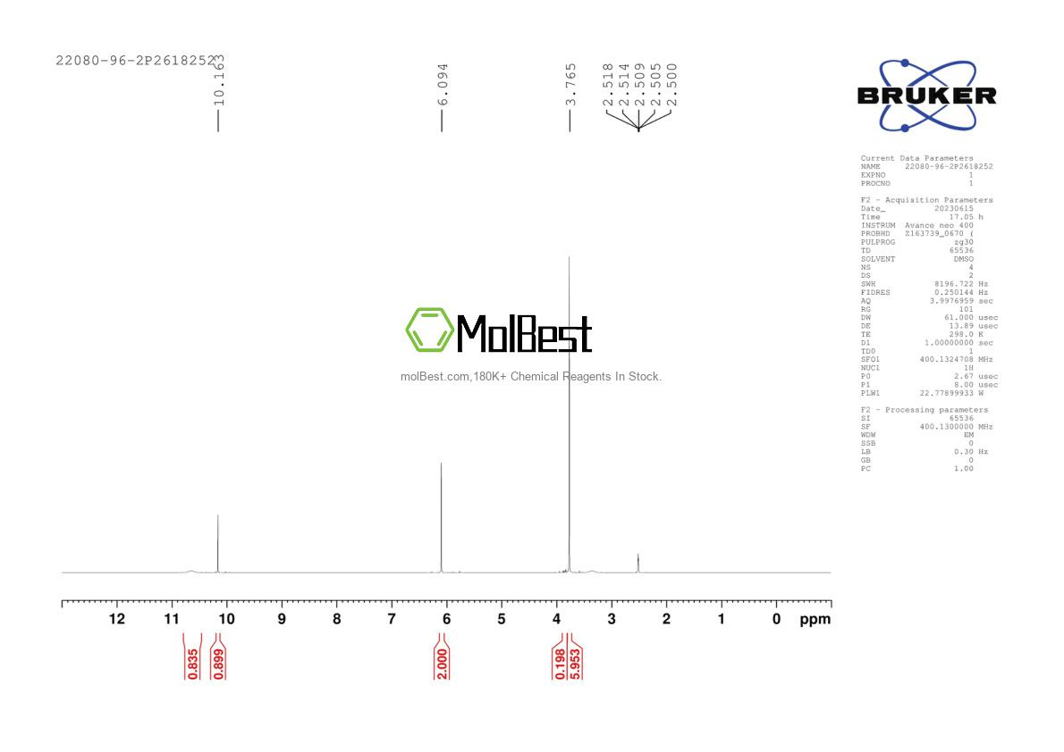 Physical sample testing spectrum (NMR) of 22080-96-2