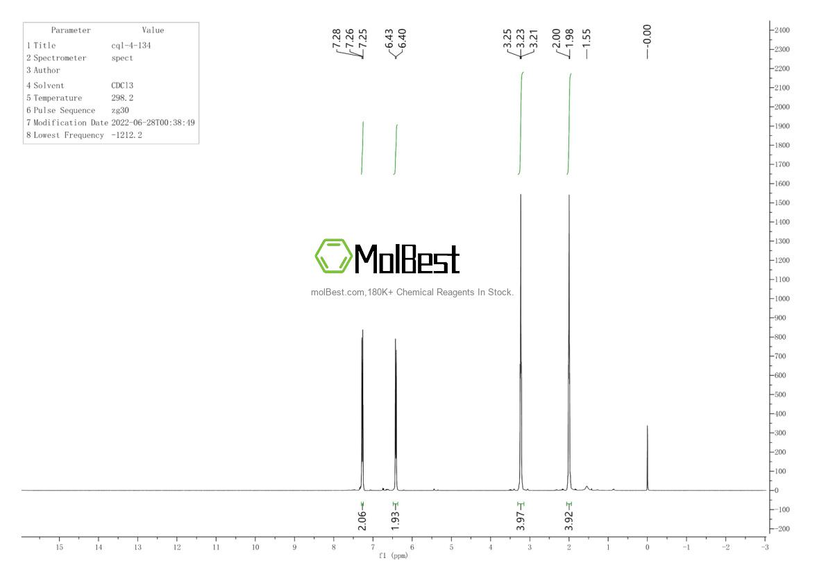 Спектр анализа физического образца (ЯМР) для 22090-26-2