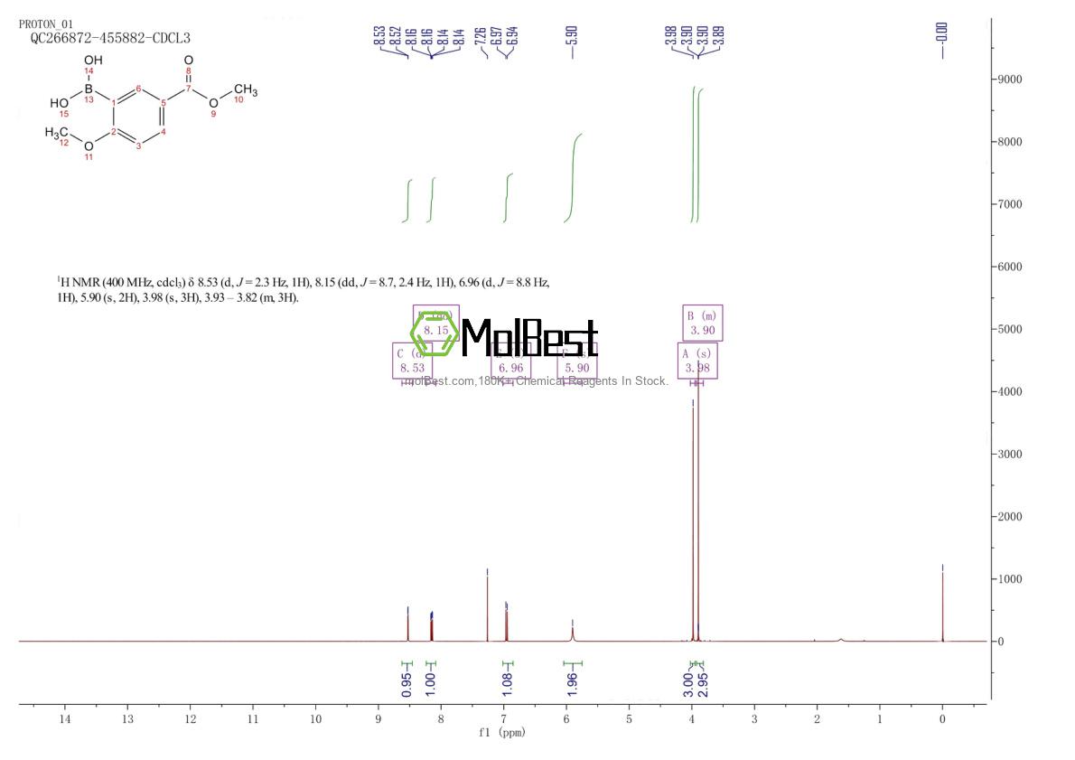 221006-63-9 fiziksel numune test spektrumu (NMR)