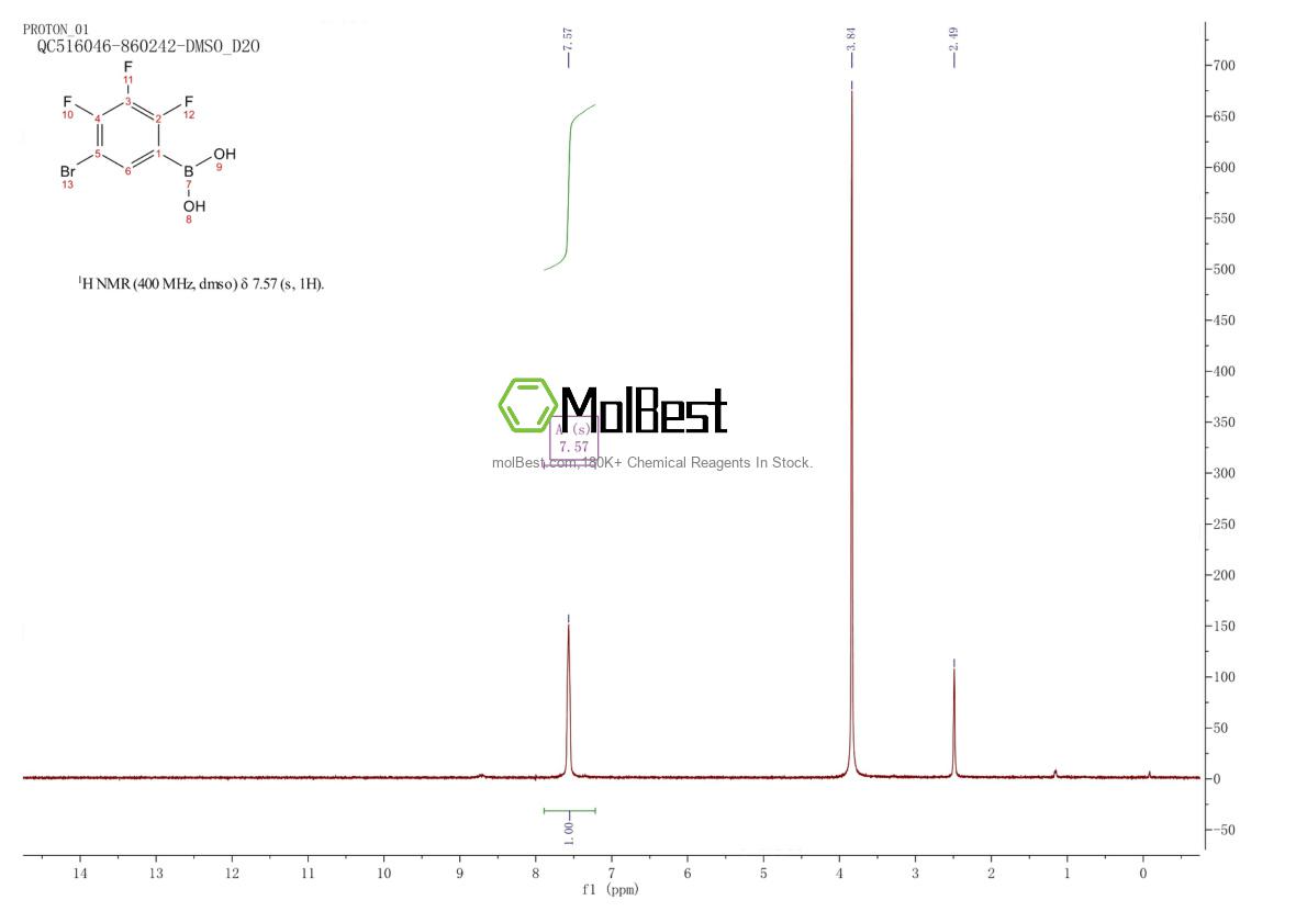 Physical sample testing spectrum (NMR) of 2377611-88-4