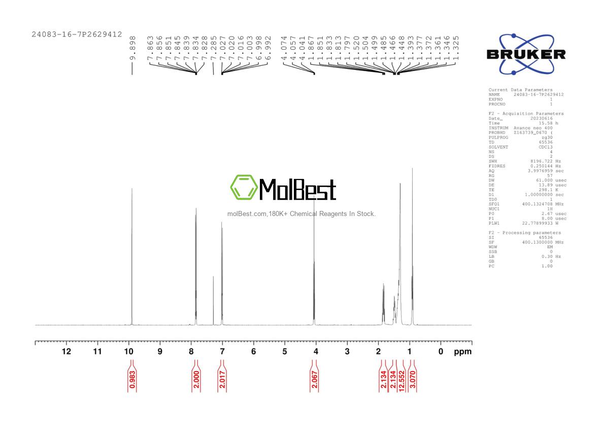 Physical sample testing spectrum (NMR) of 24083-16-7