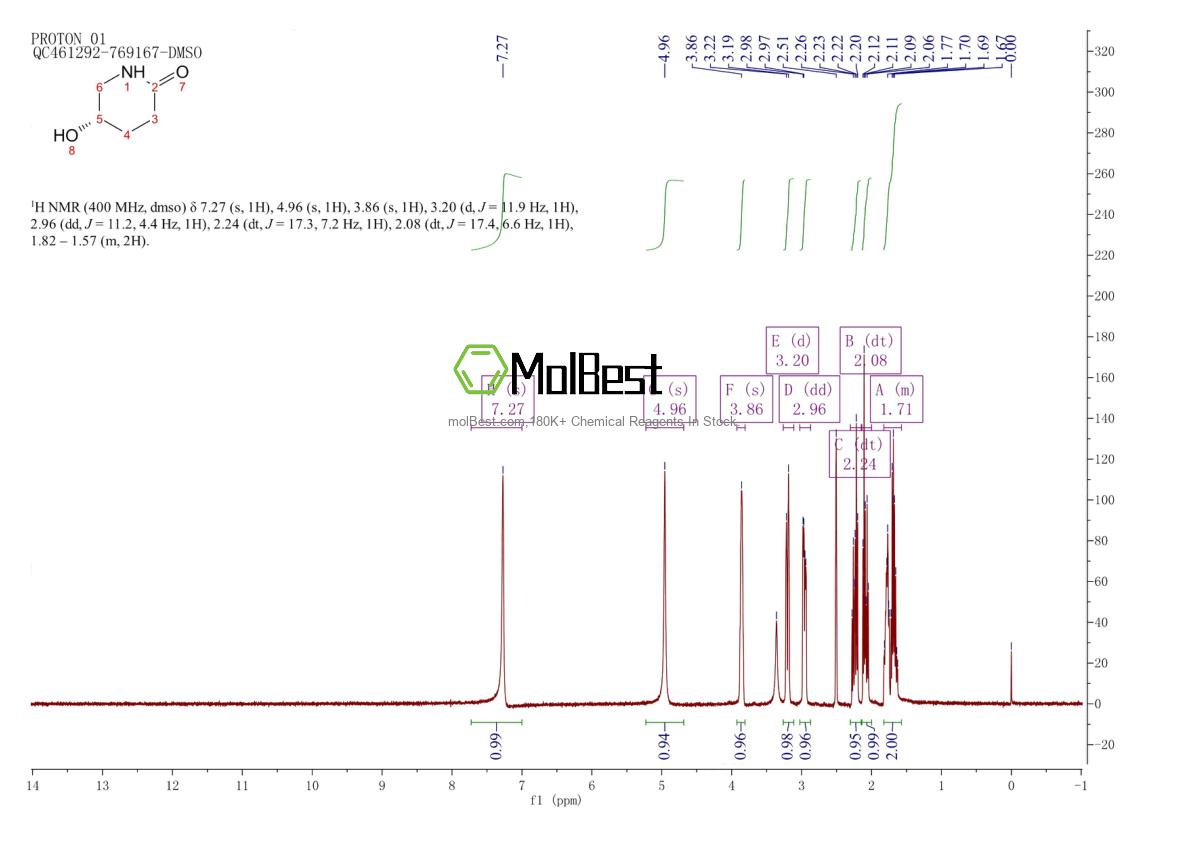 Espectro de teste de amostra física (NMR) de 24211-54-9