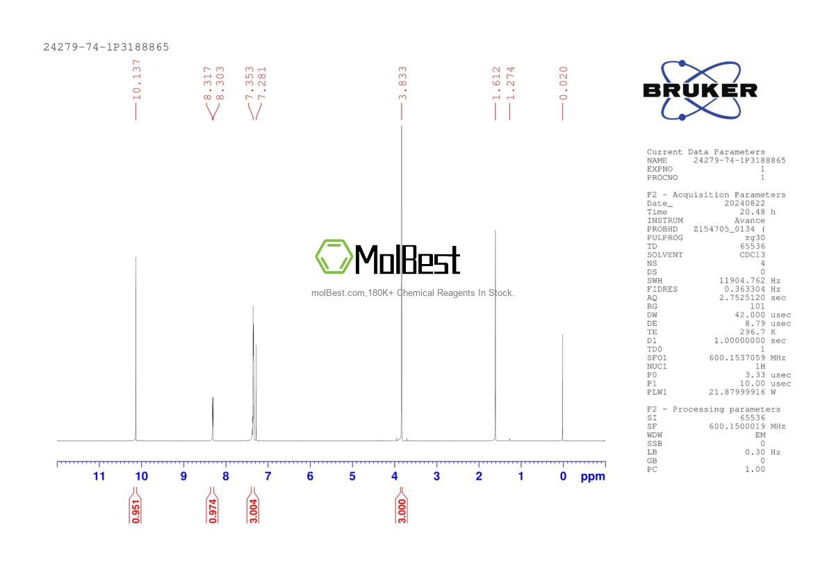 24279-74-1 fiziksel numune test spektrumu (NMR)