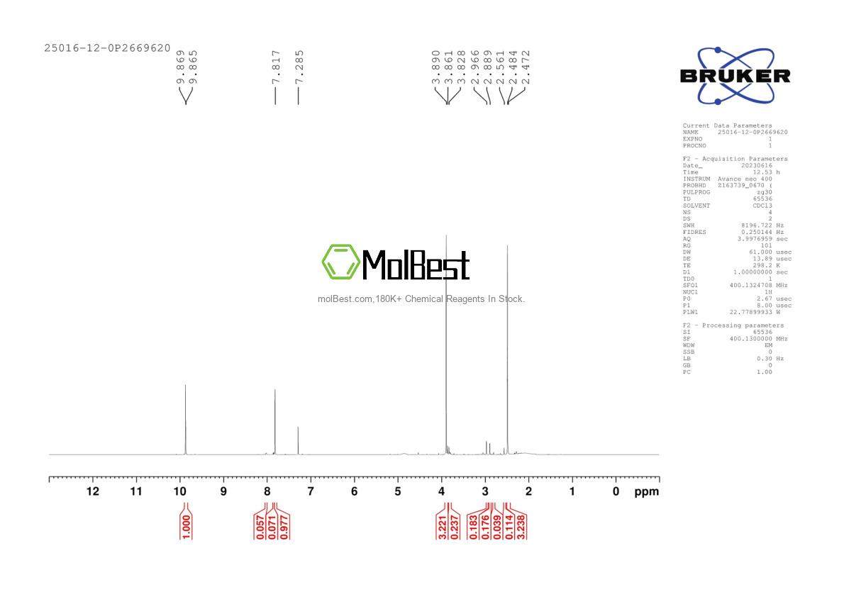 Physical sample testing spectrum (NMR) of 25016-12-0