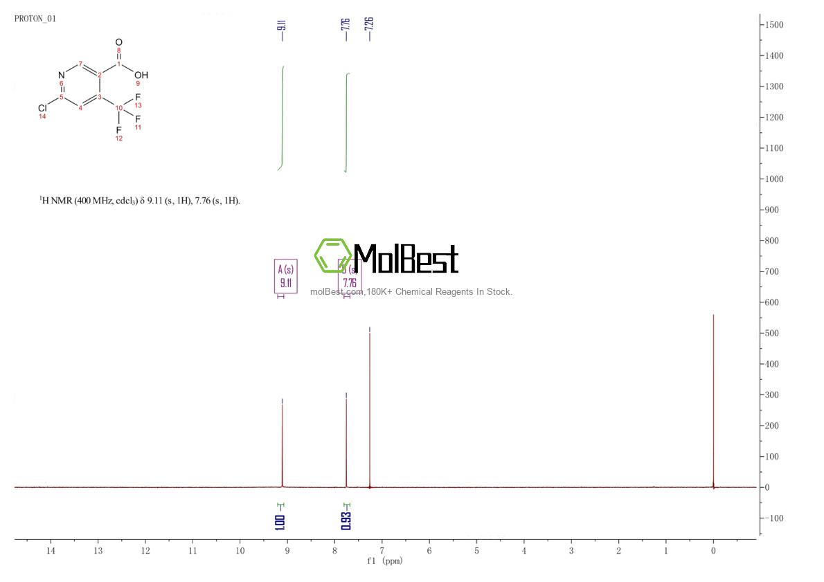 Physical sample testing spectrum (NMR) of 261635-77-2