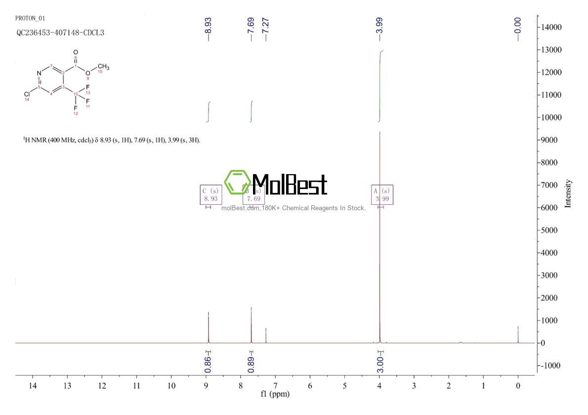 Physical sample testing spectrum (NMR) of 261635-79-4