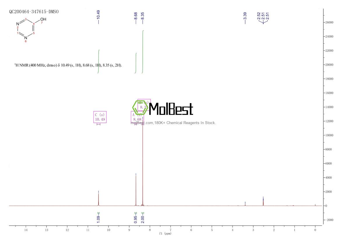 Espectro de teste de amostra física (NMR) de 26456-59-7