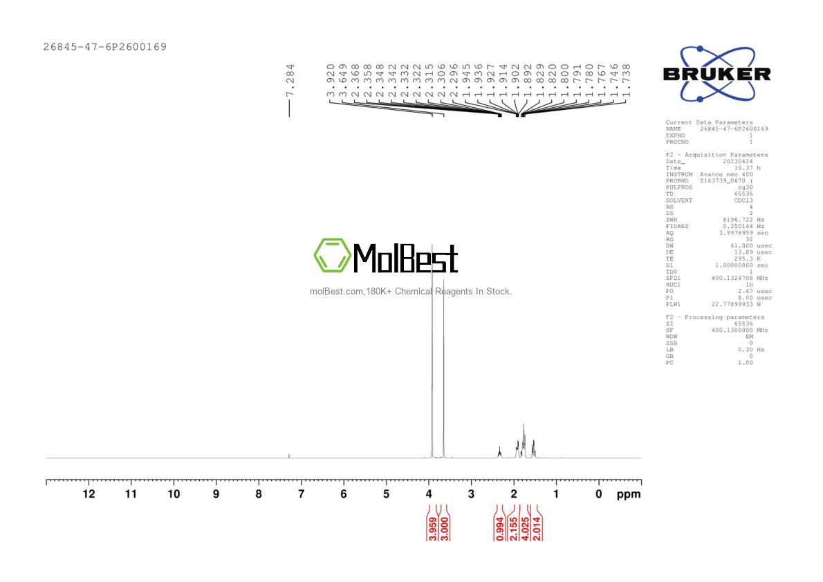 26845-47-6 fiziksel numune test spektrumu (NMR)