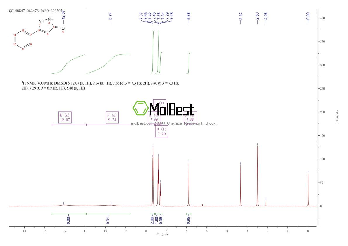 Espectro de teste de amostra física (NMR) de 27412-71-1