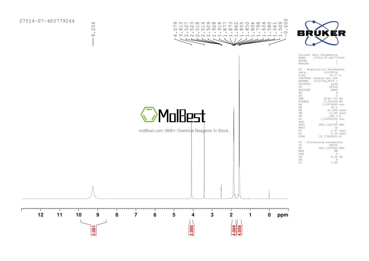 Physical sample testing spectrum (NMR) of 27514-07-4